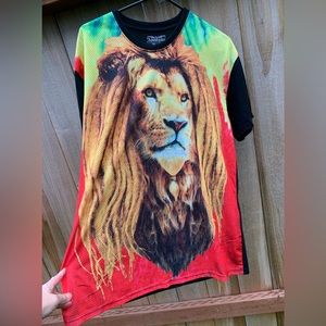 mesh top Lion Rasta colors New